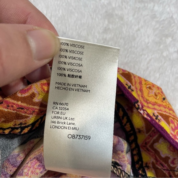 Free People Small Catch Me If You Can Kimono / Tunic in Dark Combo Long Sleeve - Picture 12 of 13